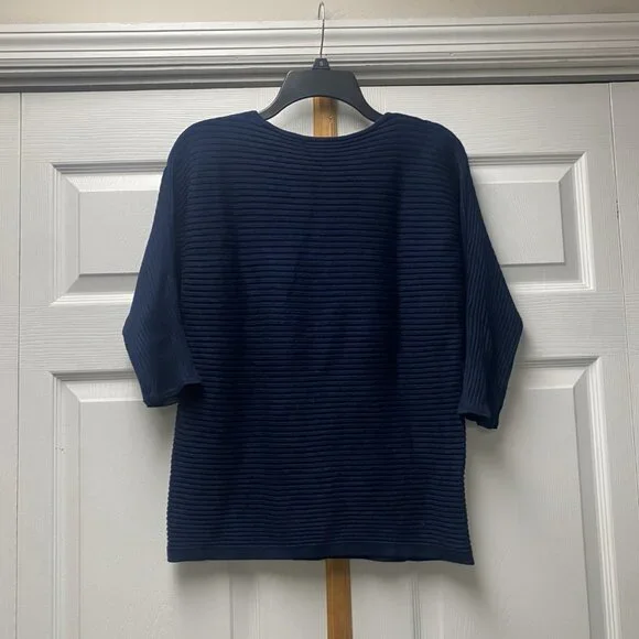 Chico's 3/4 Sleeve Light Weight Sweater - Sz 0 (Small) - Picture 3 of 3